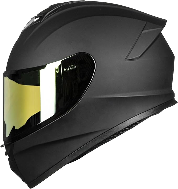 Motorcycle Helmets for Adult Men Women, Full Face Lightweight Street Bike Racing DOT Helmet with Extra Clear Visor Model AU-T801