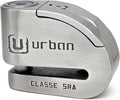URBAN UR14S Approved Motorcycle Disc Lock with Smart Alarm | 120dB, LED, Warning, A+ Sensitivity, X2 ON | SRA & Sold Secure Gold Tested Anti-Theft for Motorbike | 14mm Double Locking, Stainless Steel