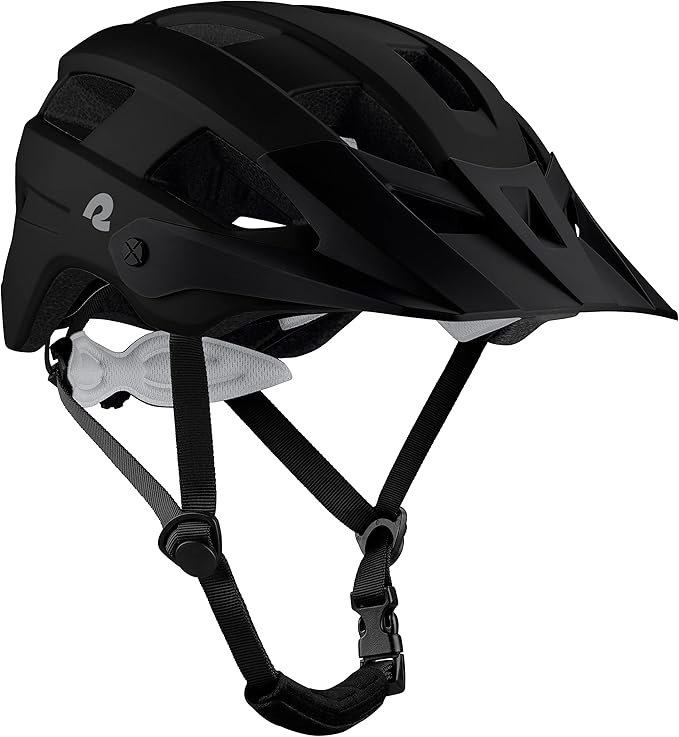 Retrospec Rowan Mountain Bike Helmet with Adjustable ErgoKnob Fit System - 14 Ventilation Ports, Removable Visor & EPS Foam Interior - Lightweight MTB Protection
