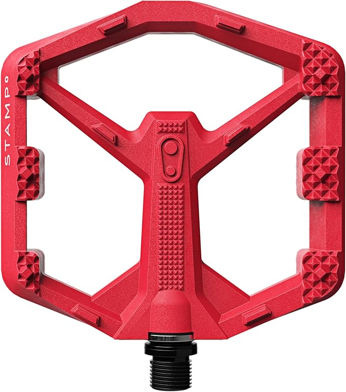 Crankbrothers Stamp Flat MTB Pedals - Size-Specific, Lightweight, Versatile, Durable Bike Pedals