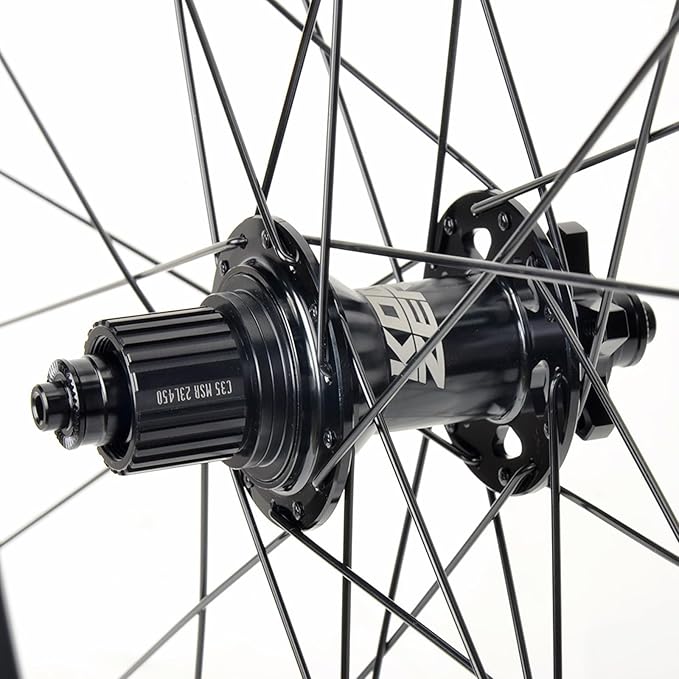 Road Wheelset, HG/XD/MS 700C Alloy Road Bicycle Wheelset, Quick Release/Thru Axle Disc Brake Bicycle Wheels for Adult Bikes