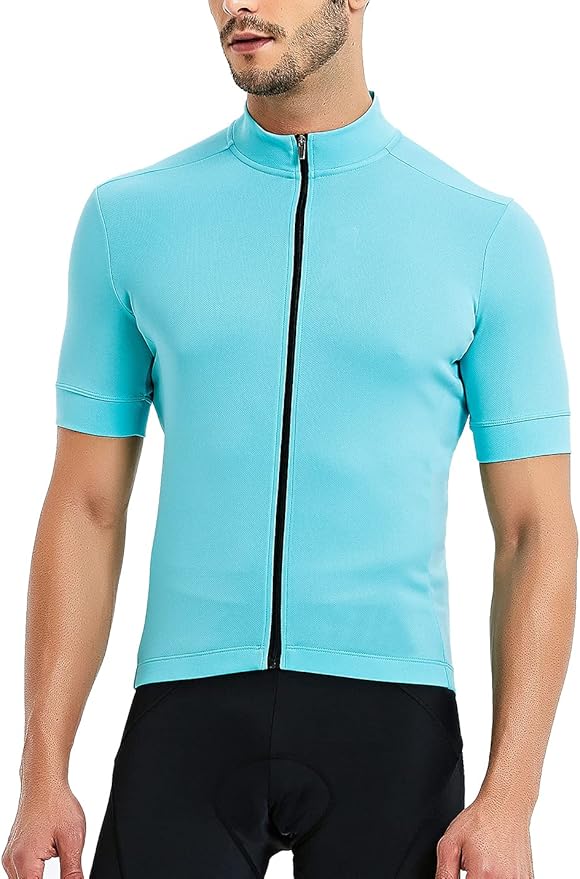 CATENA Men's Cycling Jersey Short Sleeve Shirt Running Top Moisture Wicking Workout Sports T-Shirt