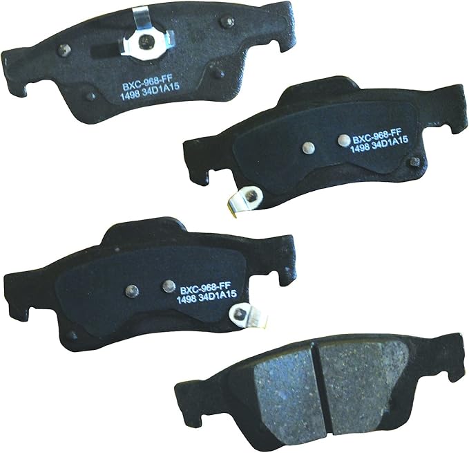 Bendix Premium SBC1498 Ceramic Rear Brake Pads for Dodge Durango 2022-2011, Jeep Grand Cherokee 2022-2011, Grand Cherokee WK 2022