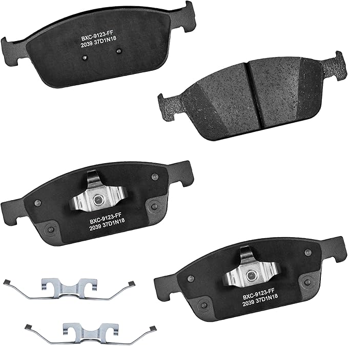 Bendix Premium SBC2039 Ceramic Front Brake Pads for Ford Escape 2019-2017, Transit Connect 2017-2014, Lincoln MKC 2019-2018
