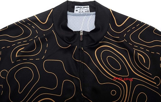 JPOJPO Men's Cycling Jersey Bike Shirt Short Sleeve MTB Summer Clothing Bicycle Tops Jacket S-3XL