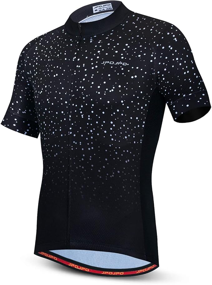 JPOJPO Men's Cycling Jersey Bike Shirt Short Sleeve MTB Summer Clothing Bicycle Tops Jacket S-3XL