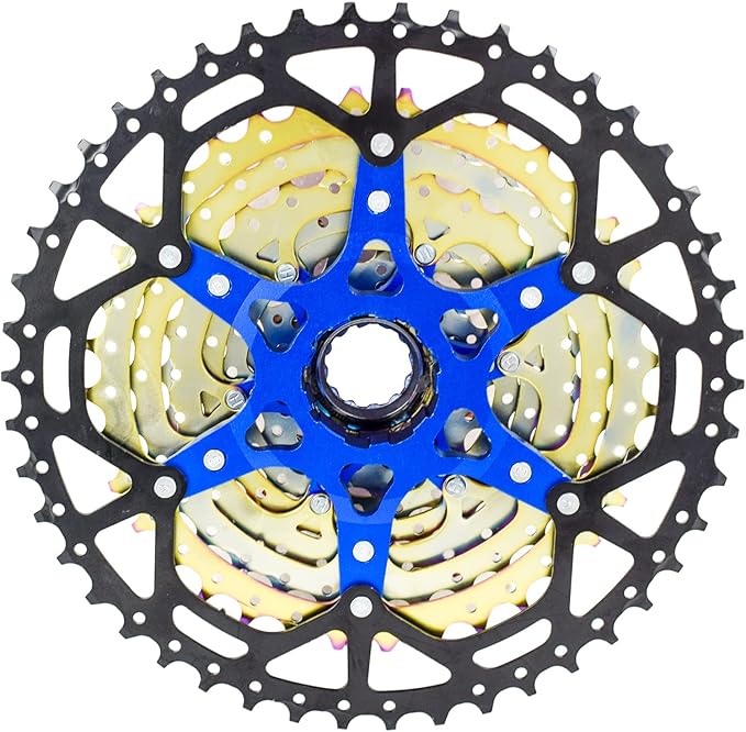 VG SPORTS 8/9/10/11/12 Speed Ultra-Light Bike Cassette for Mountain Bike 11-40T/11-42T/11-46T/11-50T/11-52T MTB Cassette Lightweight Aluminum Bracket Cassette