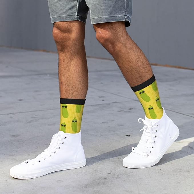 Crew Athletic Socks Funny Crazy Casual Sports Novelty Dress Socks for Women Men Running Hiking