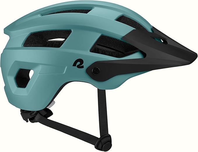 Retrospec Rowan Mountain Bike Helmet with Adjustable ErgoKnob Fit System - 14 Ventilation Ports, Removable Visor & EPS Foam Interior - Lightweight MTB Protection