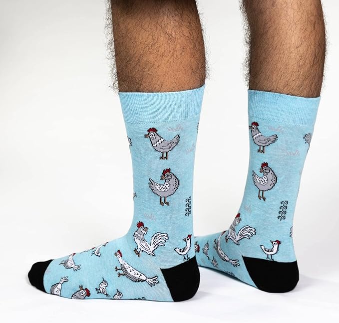 Good Luck Sock Novelty Crew Socks for Adults - For Men, Women and Teens