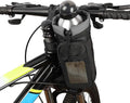 Bike Handlebar Bag Lightweight Waterproof Front Frame Storage Top Tube Bikes Pouch Large-Capacity Front Pack for Road Mountain Bicycle Outdoor Cycling Travel