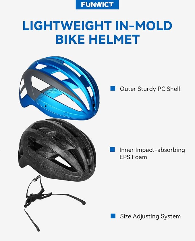Adult Bike Helmet with Visor and Goggles for Men Women Mountain Road Bicycle Helmet Rechargeable Rear Light Cycling Helmet