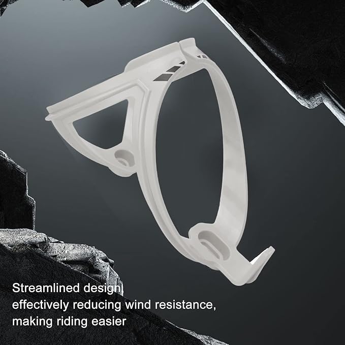 Bicycle Water Bottle Cage Holder Ultra Lightweight Durable Stable Bottle Mount for Road Mountain Bikes Outdoor Cycling Carbon Fiber Material 2.69oz (Grey)