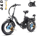 Wildeway Folding Electric Bike for Adults,2000W Dual Motor Ebike 20x4.0 Fat Tire All-Terrain 28MPH,48V 32Ah Removable Battery,7-Speed,Dual Hydraulic Disc Brake,City Commuting Delivery Bicycle