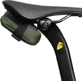 ALMSTHRE Compact Bike Saddle Bag – Hunter Green | 0.3L Bike Seat Bag (3" x 4.25" x 1.25") | Water-Resistant Ripstop, Waterproof Zipper, Internal Pocket | Durable Under Seat Storage