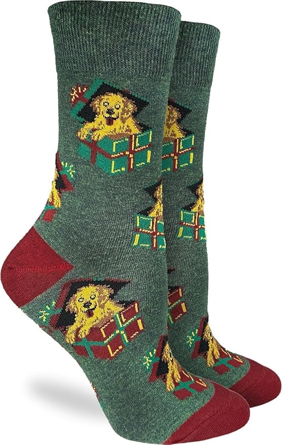 Good Luck Sock Novelty Crew Socks for Adults - For Men, Women and Teens