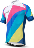 Men's Cycling Jersey Short Sleeve Bike Shirts Bicycle Jacket with Pockets