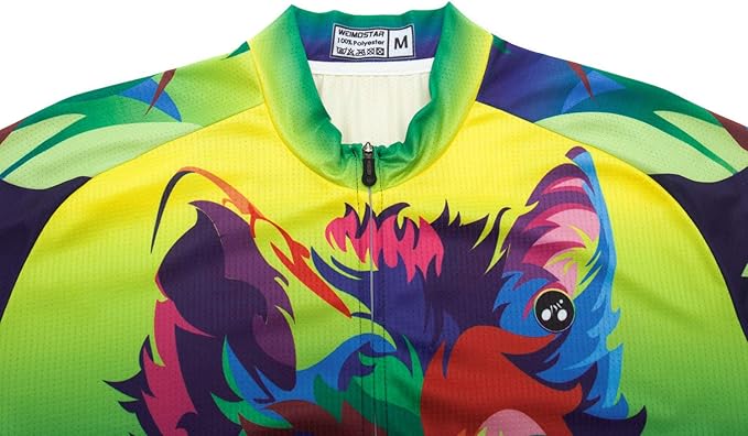 Men Cycling Jersey Skull Bike Short Sleeve Tops Quick-Dry Reflective 3-Pockets S-3XL