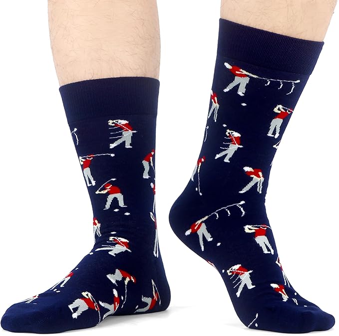 WeciBor Men's Dress Funny Crazy Colorful Novelty Combed Cotton Crew Socks 12 Pack - Size 7-10/10-13/13-15
