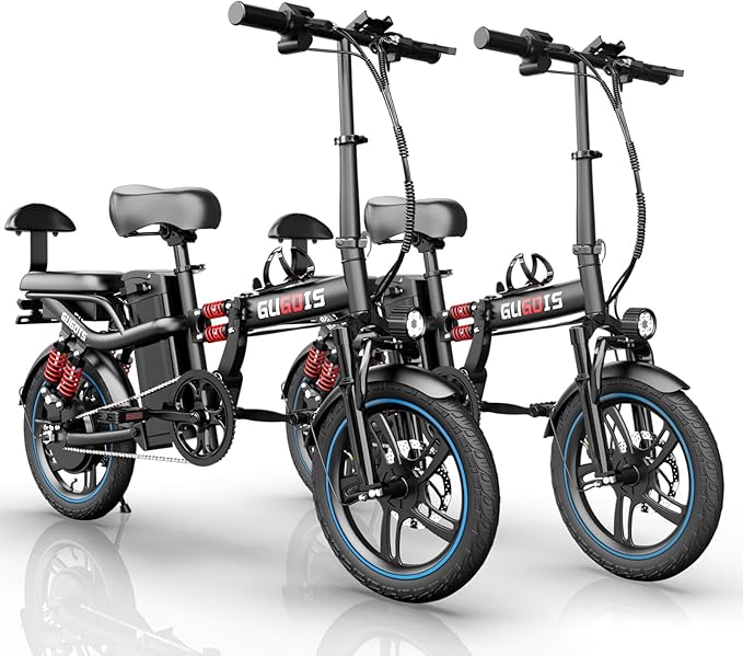 Electric Bike for Adults, 16"/20" Tire E-Bike with 750W/1000W Peak Motor, 48V Removable Battery, Up to 45/60 Miles Range & 28/30MPH, Folding Electric Bike for City and Outdoor Ride