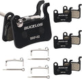 BUCKLOS Bike Disc Brake Pads - Bicycle Disk Brake Pads for Zoom/Shimano Deore XT XTR LX SLX Hone Alfine Saint for Ebike/Mountain Bike/Electric Bike/Road/Scooter