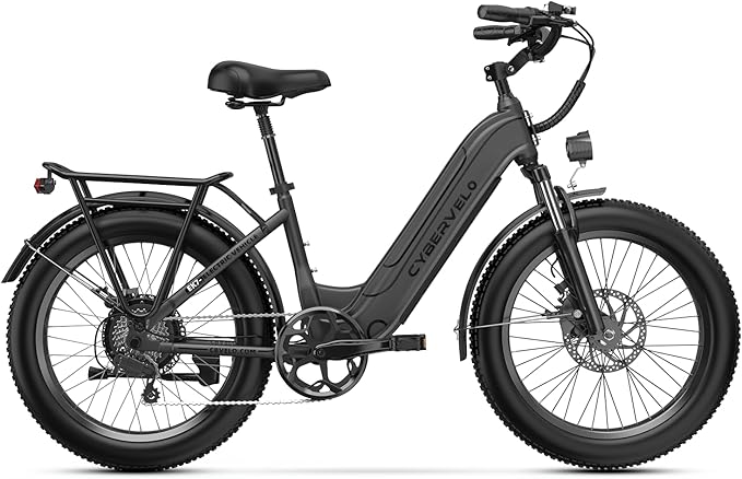 Aelith 26" Electric Bike for Adults – Powerful 1000W Motor, 48V Removable Battery, 7-Speed, Front Suspension & LCD Display – Commuter and Mountain EBike for Women