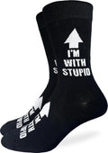 Good Luck Sock Novelty Crew Socks for Adults - For Men, Women and Teens