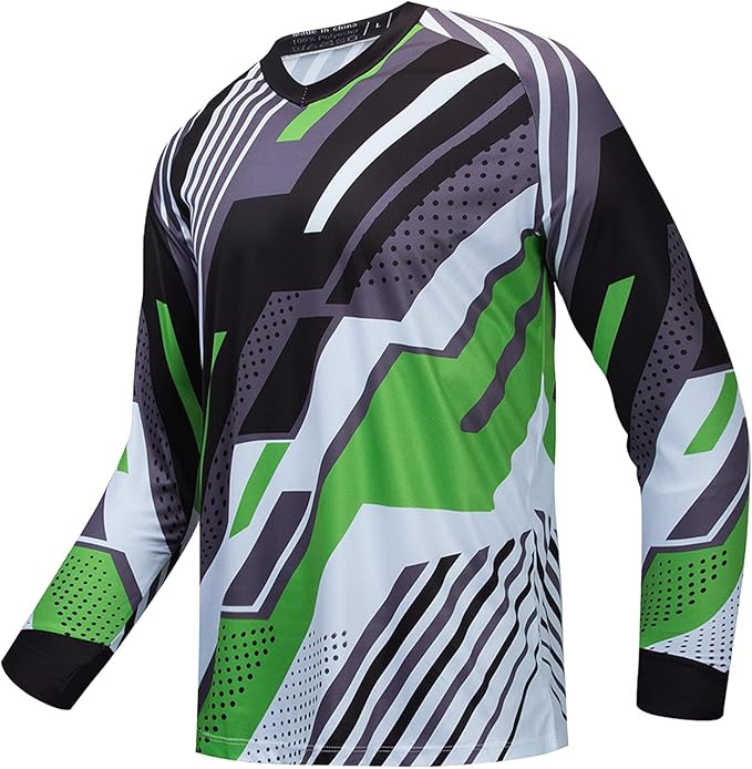 Cycling Jersey Long Sleeve Men's Mountain Bike Motocross Jersey Long Sleeve MTB T-Shirt