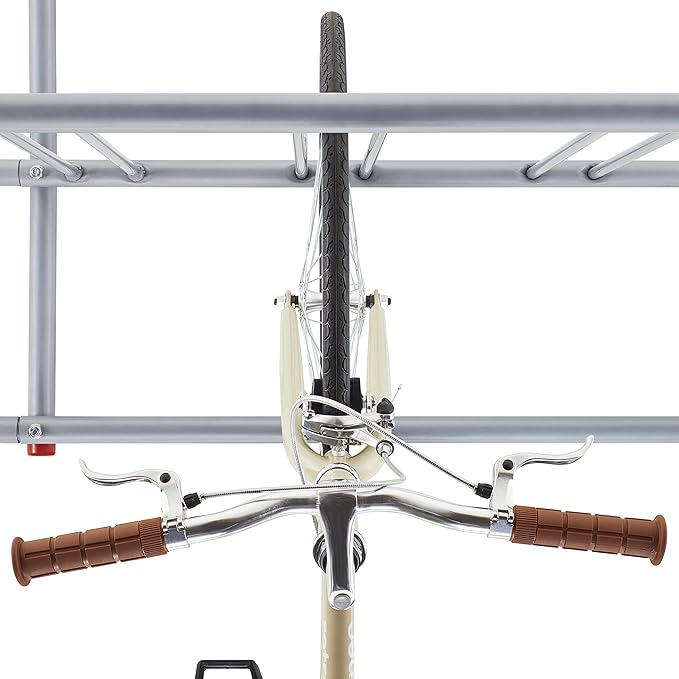 Retrospec Commercial Grid Bike Rack - Single & Double Sided - Bicycle Storage Stand for Garages, Stores, Schools & Universities Power Coated Steel | for Garages, for Stores, for Schools, for Universities