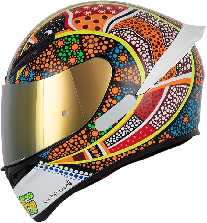 Soman K1 Helmet Visor Replacements, K1S Tinted Helmet Visor Compatible with K1 K1S K3SV K5 K5S UV Protection (Gold)