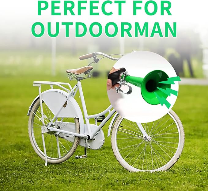 Bugle Horn Kids Bike Horn: Air Horn for Vehicles Bicycles Golf Cart Classic Vintage Aluminum Alloy Bike Horn