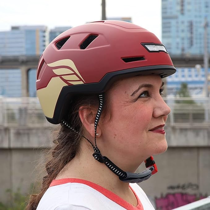 XNITO Bike Helmet with LED Lights - Urban Bicycle Helmet for Adults, Men & Women - CPSC & NTA-8776 Dual Certified - Class 3 E-Bikes, Scooters, Onewheel, Commuter, Mountain