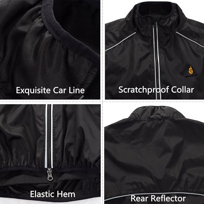 Cycling Jacket Cyclists' Jerseys Vest Wind Coat Windbreaker Jacket Outdoor Sportswear