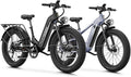 Aipas M1 Pro & M2 Pro Electric Bike Combo, 1800W Peak Motor Fat Tire EBikes for Adults, 36MPH Electric mountain Bike with 48V 17.5Ah Battery, 26" x 4.0" All-Terrain Tires, 7 Speed, 85 Miles Long Range