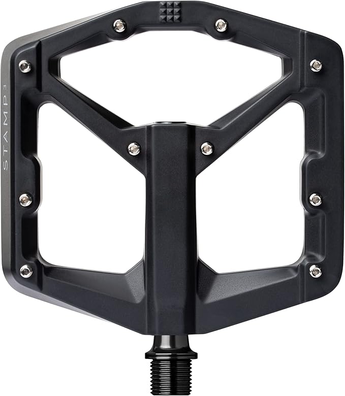 Crankbrothers Stamp Flat MTB Pedals - Size-Specific, Lightweight, Versatile, Durable Bike Pedals
