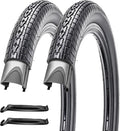 SIMEIQI 26x2.35 20x2.35 Inch Cruiser Beach Bike Tire Black White Wall or Brown Cream Wall Folding Replacement Bicycle Tire for Hybrid City Commuter Trail