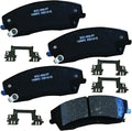 Bendix Premium SBC1056K2 Ceramic Front Brake Pads for Chrysler 300 2010-2005, 300 2015, 300 2019-2017, 300 2023-2021, Dodge Challenger 2017-2014, Challenger 2023-2019, Charger 2023-2015