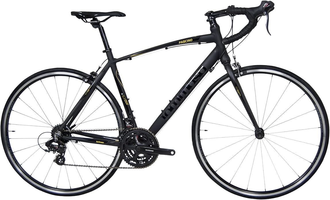 Tommaso Fascino - Sport Performance Aluminum Road Bike, Shimano Tourney 21 Speeds Road Bicycle Men Road Bikes for Men