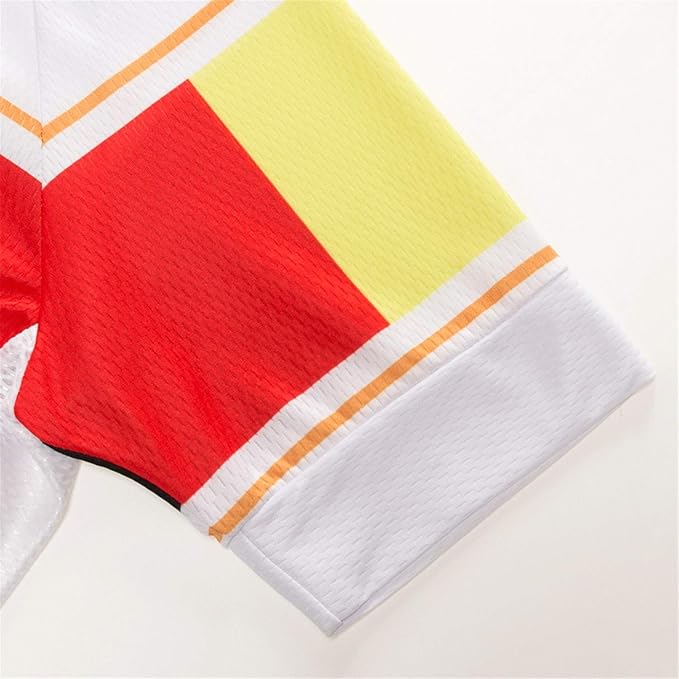 Cycling Jerseys Men Bicycle Short Sleeve Summer Shirt Bike Biking Tops Riding Clothing Flag