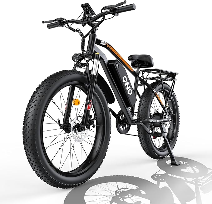 Electric Bike for Adults, 26" Commuter Ebikes, 2000W Peak Motor - 48V 15Ah Fast Mountain Bike, 7-Speed Gears, 28MPH & 60 Miles Long Range, Lockable Suspension Fork, Lightweight Mountain Bicycles