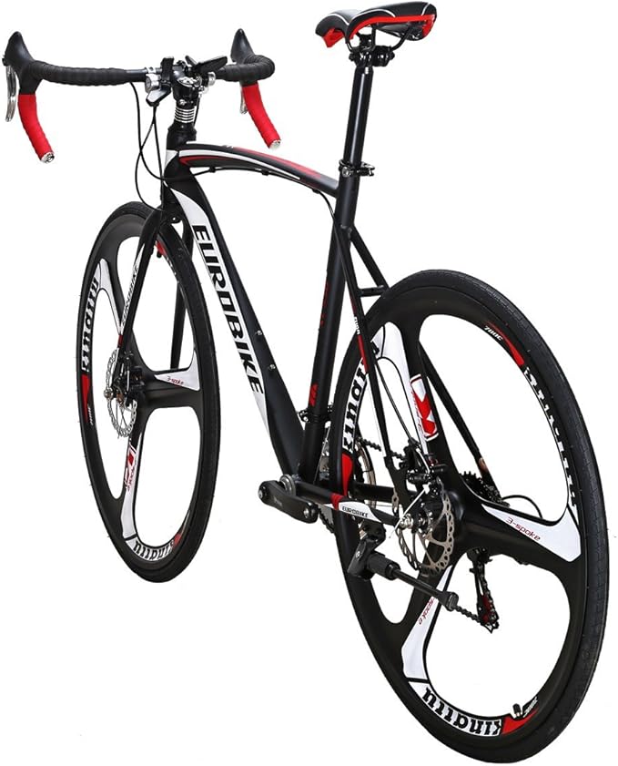 EUROBIKE Road Bike TSM XC550 Bike 21 Speed Dual Disc Brake 54CM 3-Spoke Wheels Bicycle……