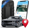 GPS Tracker for Vehicles with Built-in 6 Month Battery - Real Time GPS Tracker & Speed Alerts - Hidden Magnetic GPS Tracker for Cars, Fleets, Trailers - Subscription Required (USA Support)