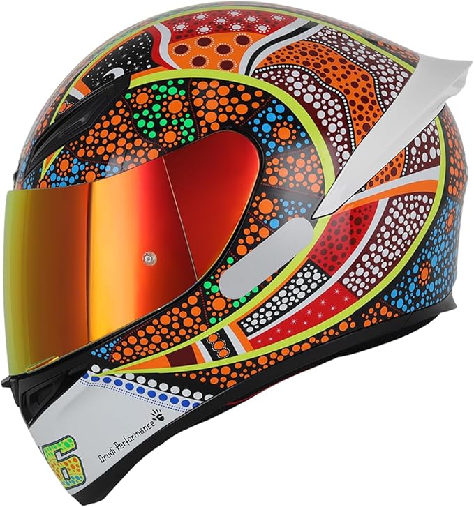 Soman K1 Helmet Visor Replacements, K1S Tinted Helmet Visor Compatible with K1 K1S K3SV K5 K5S UV Protection (Smoke Revo Red)