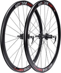 BUCKLOS 700C Road Bike Wheelset Disc/Rim Brake with Carbon Hub, 40mm Depth Road Bike Wheels Support 8/9/10/11 Speed, Clincher 18-25c 700c Bike Wheel Thru Quick Release/24H Spokes