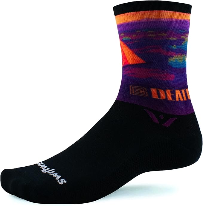 Swiftwick VISION IMPRESSION Crew, National Parks/States Edition, Running, Hiking and Cycling Socks