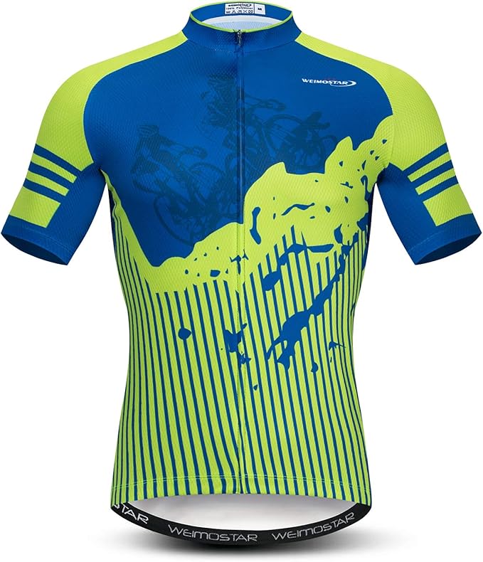 Men's Cycling Jerseys Summer Breathable Bicycle Shirts for Male Riding Clothing Quick Dry MTB Jersey