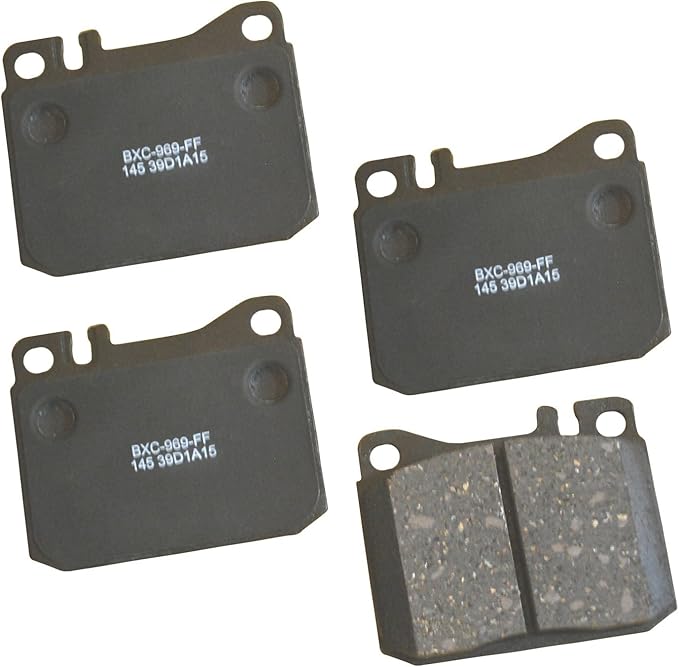 Bendix Premium SBC145 Ceramic Front Brake Pads for Select Models Mercedes-Benz 240D,280CE,280E,300CD,300D,300SD,300SDL,300SE,300SEL,300TD,350SD,350SDL,350SL,380SE,380SEL,380SL,420SEL,450SEL,450SLC