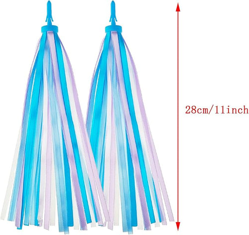 1 Pair Bicycle Bike Handlebar Scooter Streamers,1 Pack Bike Bell and 1 Pair Bicycle Bike Grips