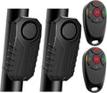 113dB Bike Alarm,Motorcycle Alarm,Burglar Vibration Motorcycle Bicycle Alarm Security System IP65 Waterproof, Suitable for Scooter Vehicle Trailer Car Door Window Electric Bike Accessories, 2PC
