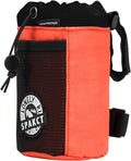 Bike Cup Holder,Bike Stem Bag,Bike Water Bottle Holder,Bike Handlebar Bag,Waterproof Bicycle Frame Bag,Bike Bags for Bicycles,Bike Feed Bag,Bike Snack Bag (orange)